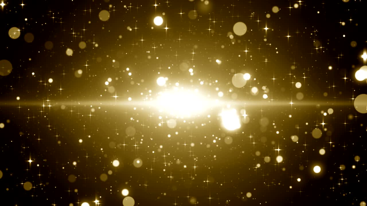 입자 금 반이는 보케상 먼지 추상적인 배경 루프