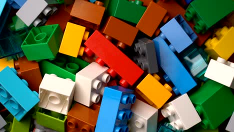 imágenes movimiento constructor de plástico colorido girar textura de fondo
