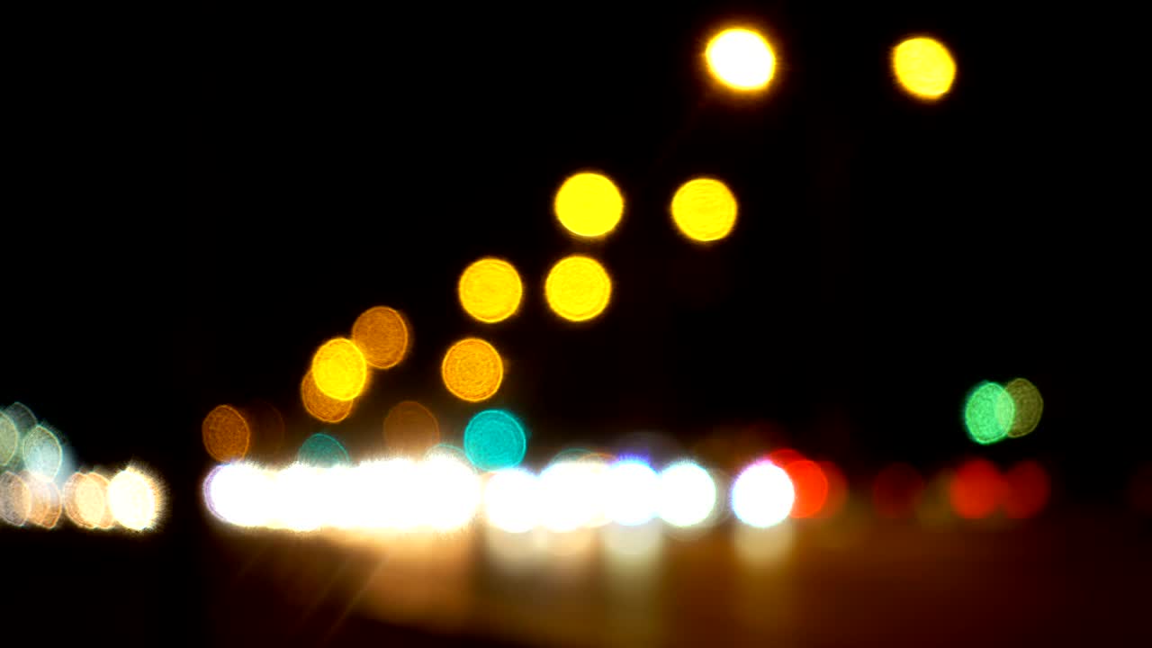 luces de colores bokeh