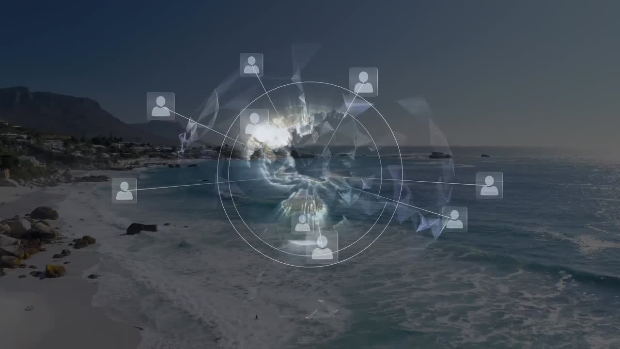 풍경에 대한 연결 네트워크의 활성화