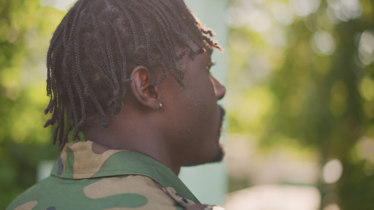 Peaceful Resting Soldier, Serene Fighter Reclines Peacefully Beneath Glowing Sunlight After Exertion, Tranquil Soldier Lies In Restful Silence Beneath Sunlit Sky Following Strenuous Activity