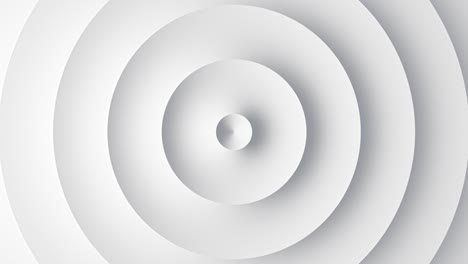 plantilla abstracta con animación de ondas circulares blancas