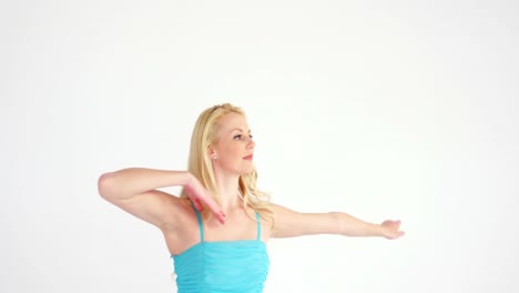 bailarín practicando danza contemporánea