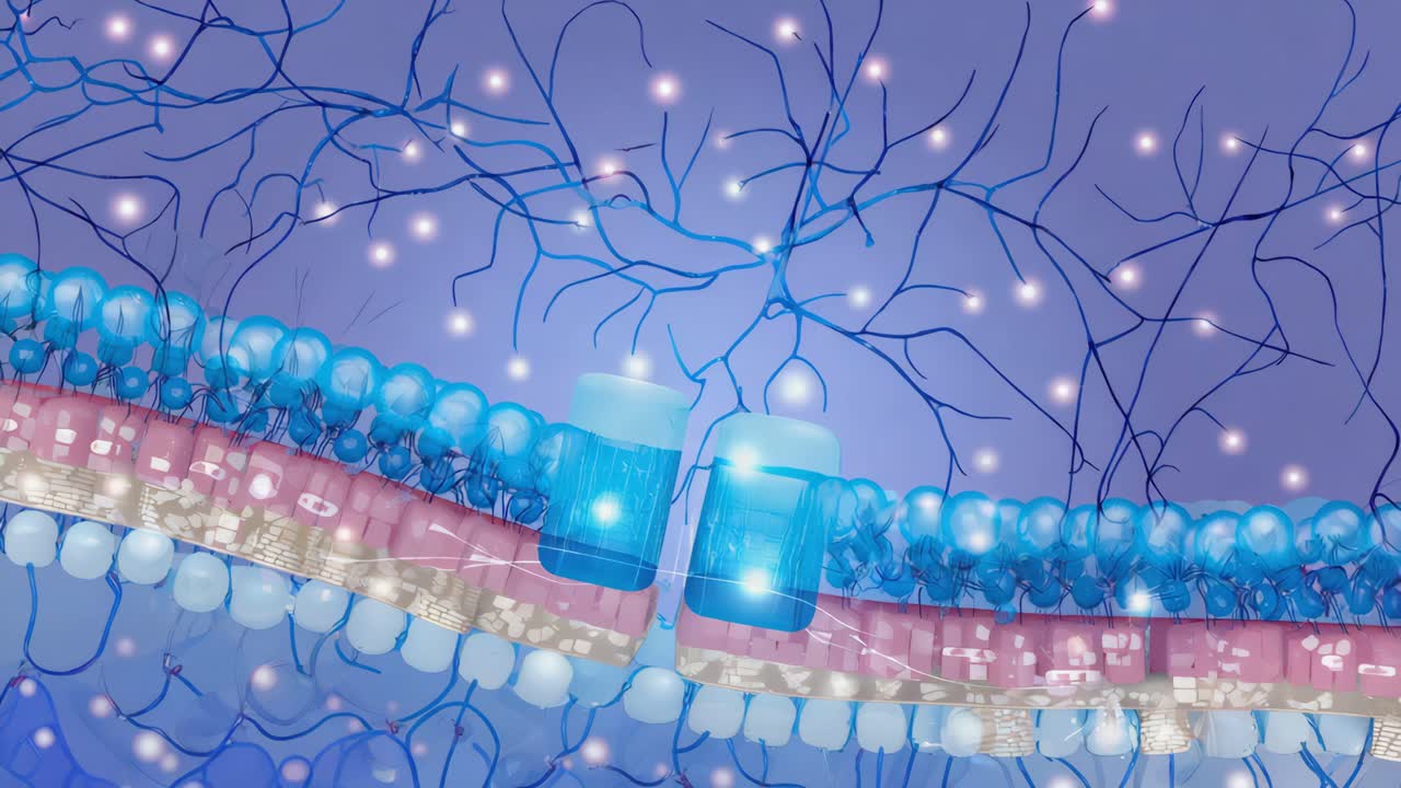 Cell Membrane with Transmembrane Proteins