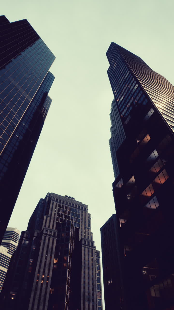 rascacielos modernos en una ciudad