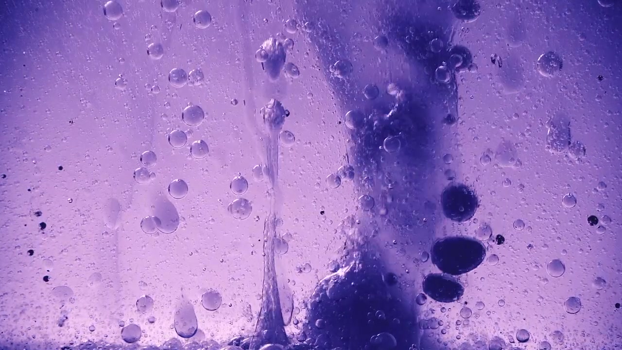 Background from bubbles. Motion of bubbles.