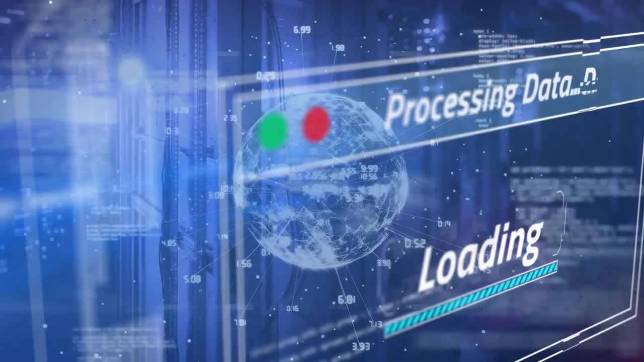 데이터 처리의 애니메이션과 서버  ⁇  위의 글로브