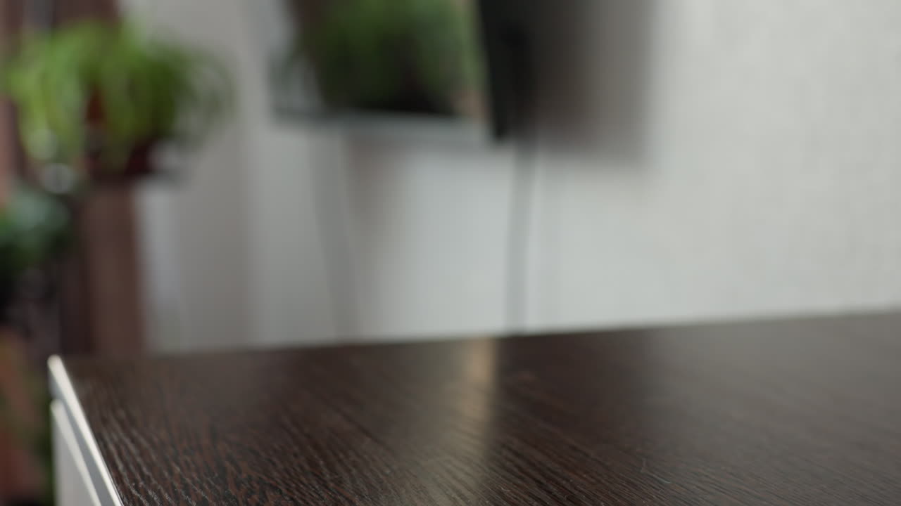 Fingers Arrange Treats, Closeup Of Hand Positioning Pet Toy, Human Hand Positioning Small Bowl Beneath Warm Lighting, Detailed View Of Fingers Setting Treat Bowl And Toy Under Indoor Warm Light