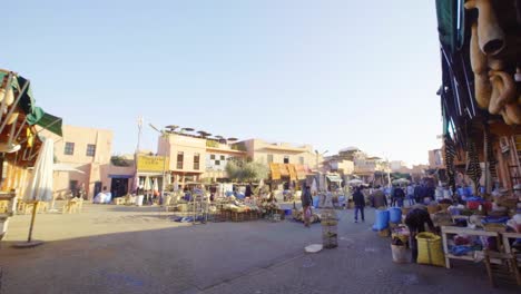 plaza del mercado en marrakech