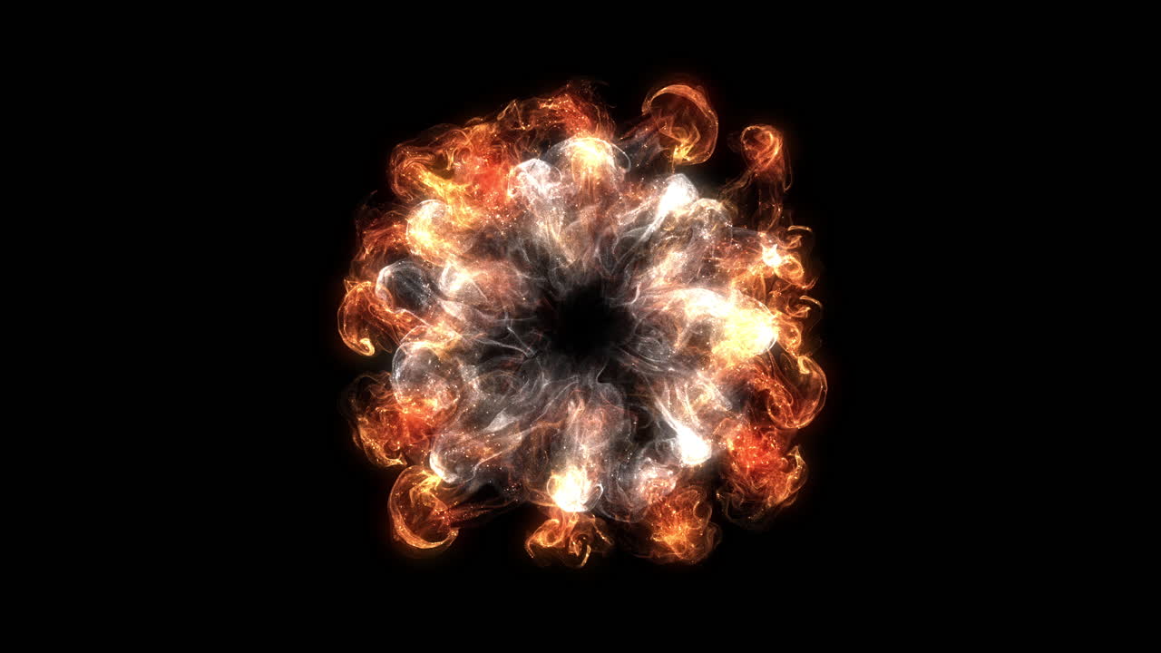 Abstract Circular Explosion