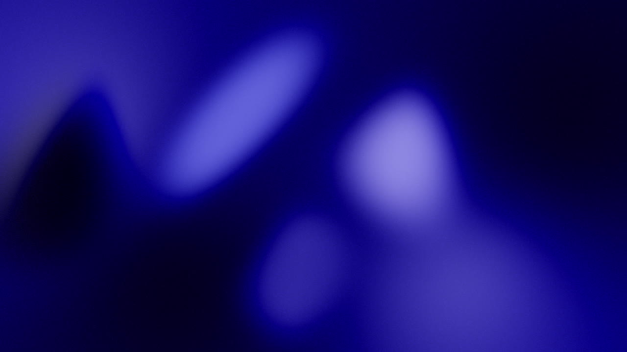 Blue film grain Abstract Background Gradients in a perfect seamless loop