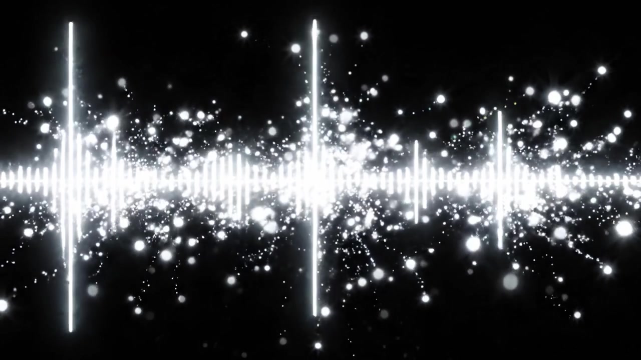 A Visual Journey Through Sound Waves: Exploring the Transformation from a Steady Line to Dynamic Audio Patterns in Motion
