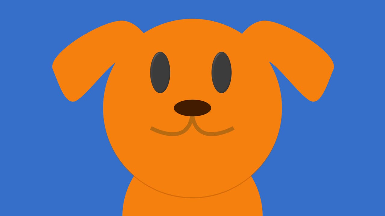 un dibujo animado muy cercano del perro labrador