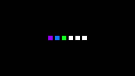 cargando bloques de arco iris, haciendo un bucle de animación con el canal alfa
