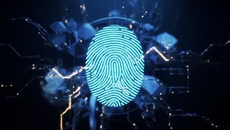 a glimpse into the future: exploring the intricacies of fingerprint technology and digital identity security in a high-tech environment