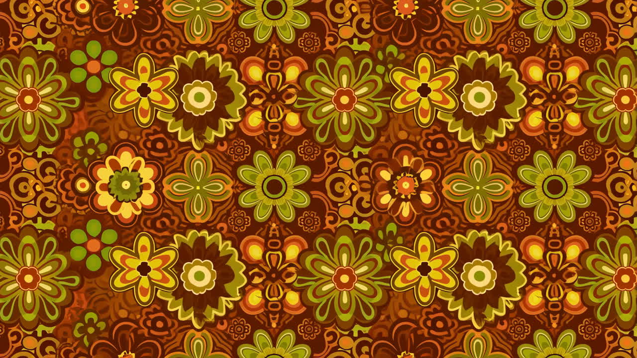 fondo de patrón floral retro