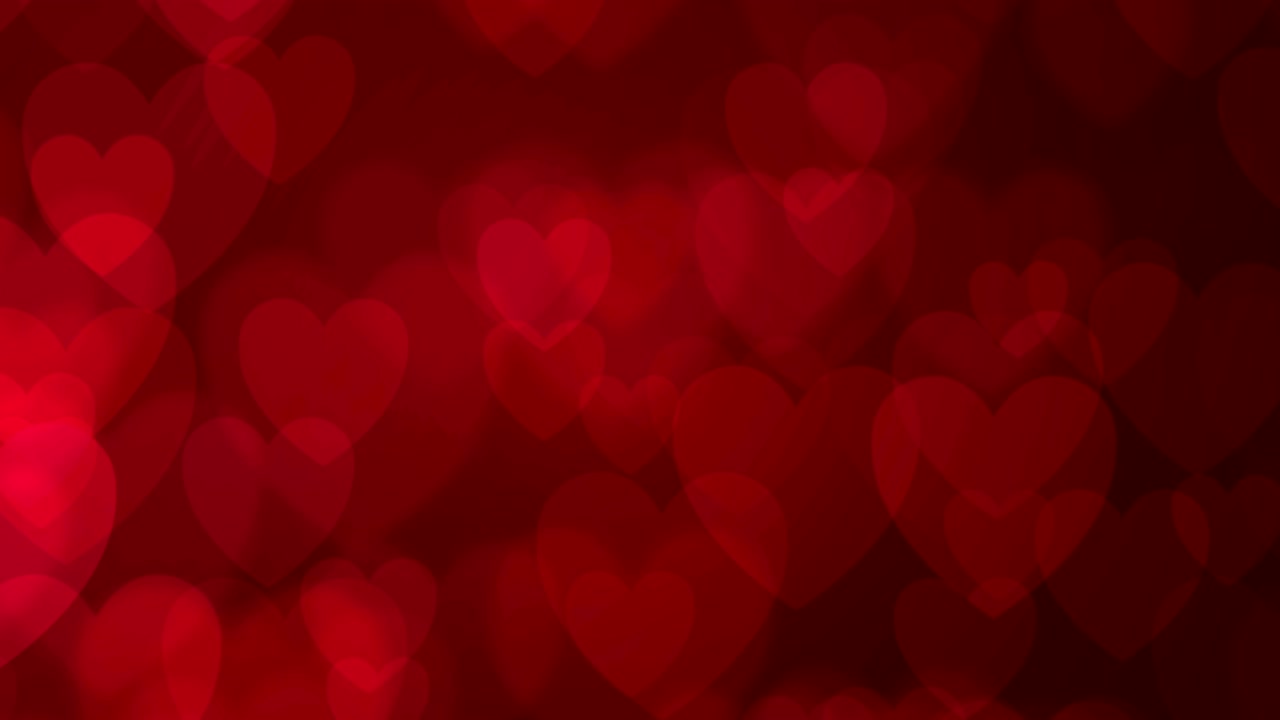 fondo de corazones rojos