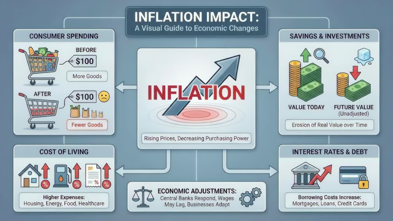 Inflationen og dens indvirkning: En visuel guide til økonomiske forandringer