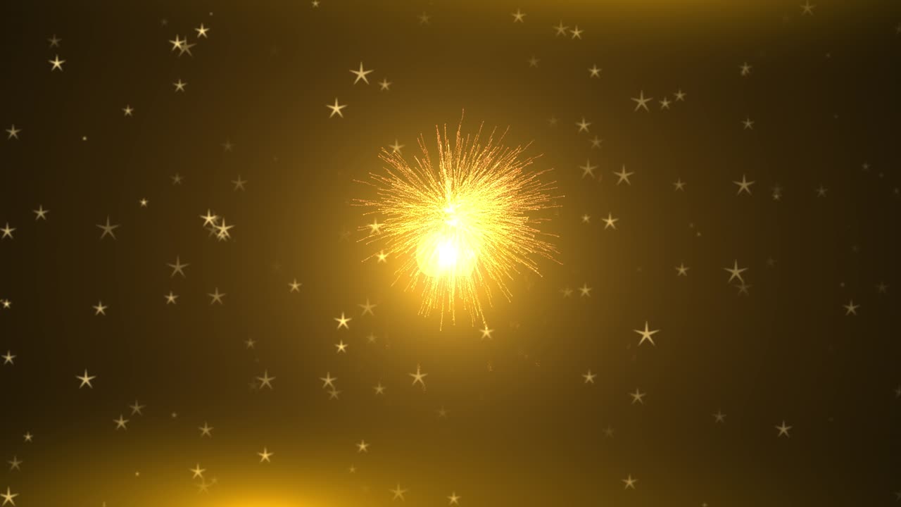 Golden 2022 new year 10 count down 4k animation on black background golden 2022 happy new year