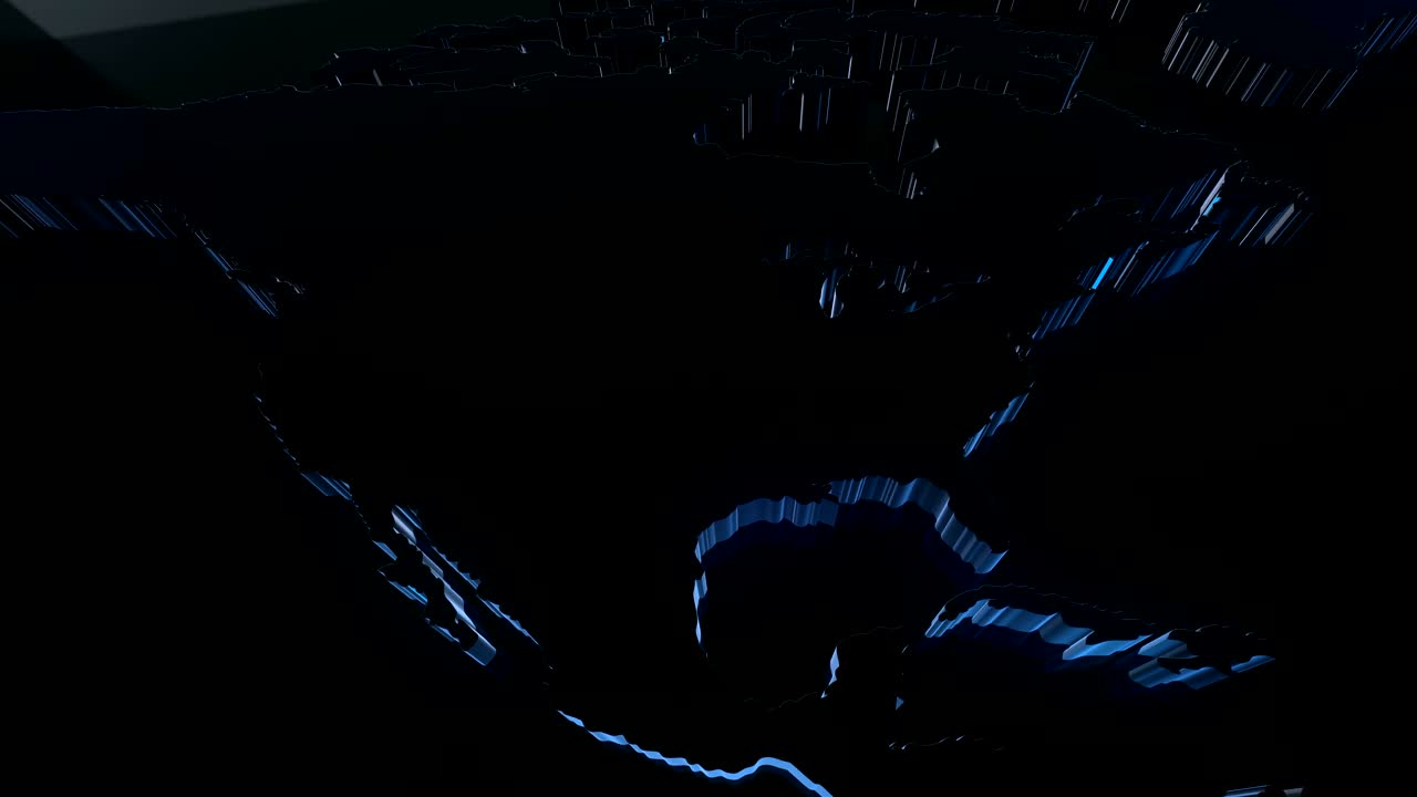 News Backdrop 3D World Map