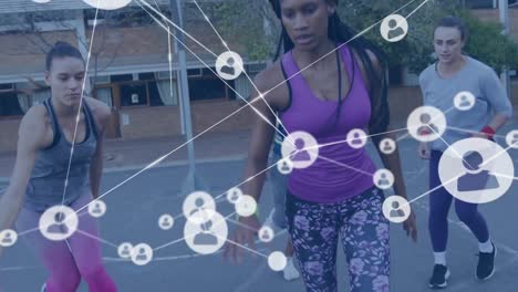 Animation-of-networks-of-connections-over-female-basketball-players