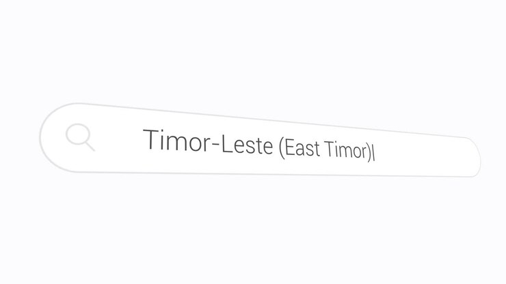 Timor Oriental (Timor-Leste) en el motor de búsqueda - Navegación por computadora