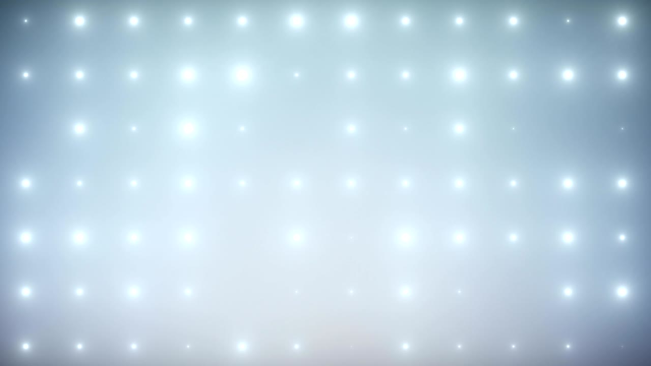 animación de alta calidad de luces de punto azules parpadeantes