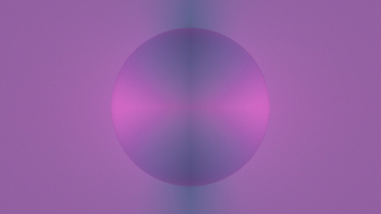 esfera colgando en el espacio multicolor