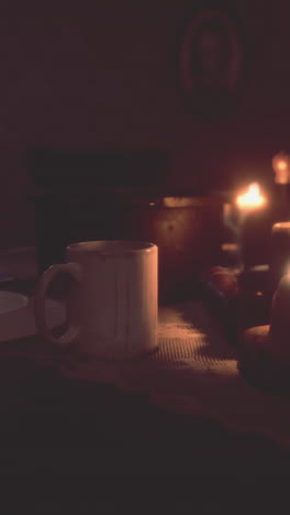 candlelight and coffee