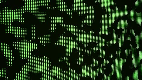 abstract motion background loop digital dot modern green