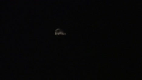 moon and clouds over the skies of mexico