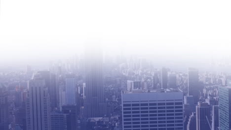 beautiful view of blur effect over tall buildings in city landscape
