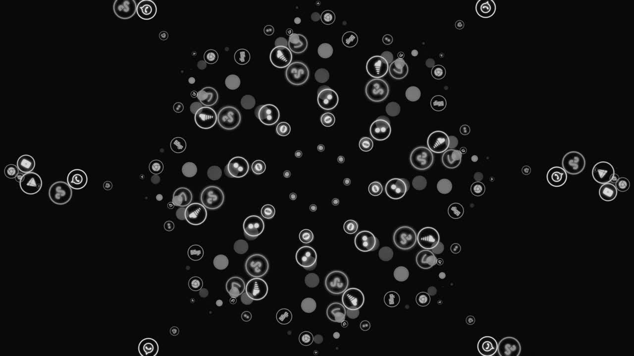 Abstract Pattern with Symbols