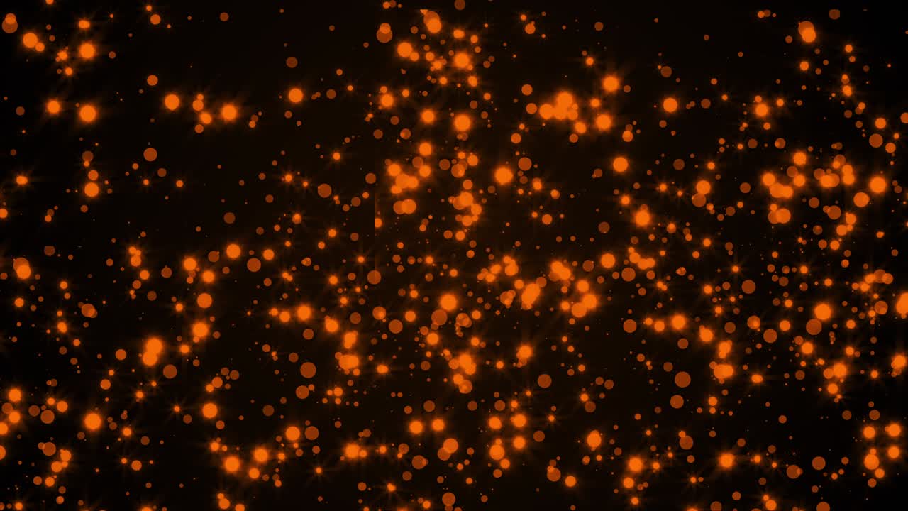 partículas brillantes abstractas en el espacio, fondo abstracto generado por computadora, representación 3d