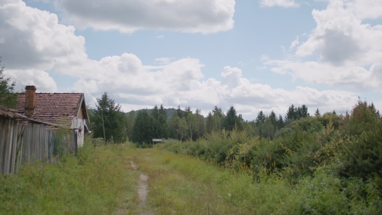 hermosa casa de pueblo china en el noroeste de china