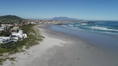 melkbos strand along the cape west coast