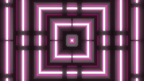visualizador de túnel de neón abstracto