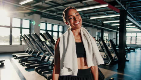 woman at the gym