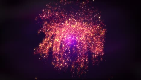 new year 2021 loopable background animation