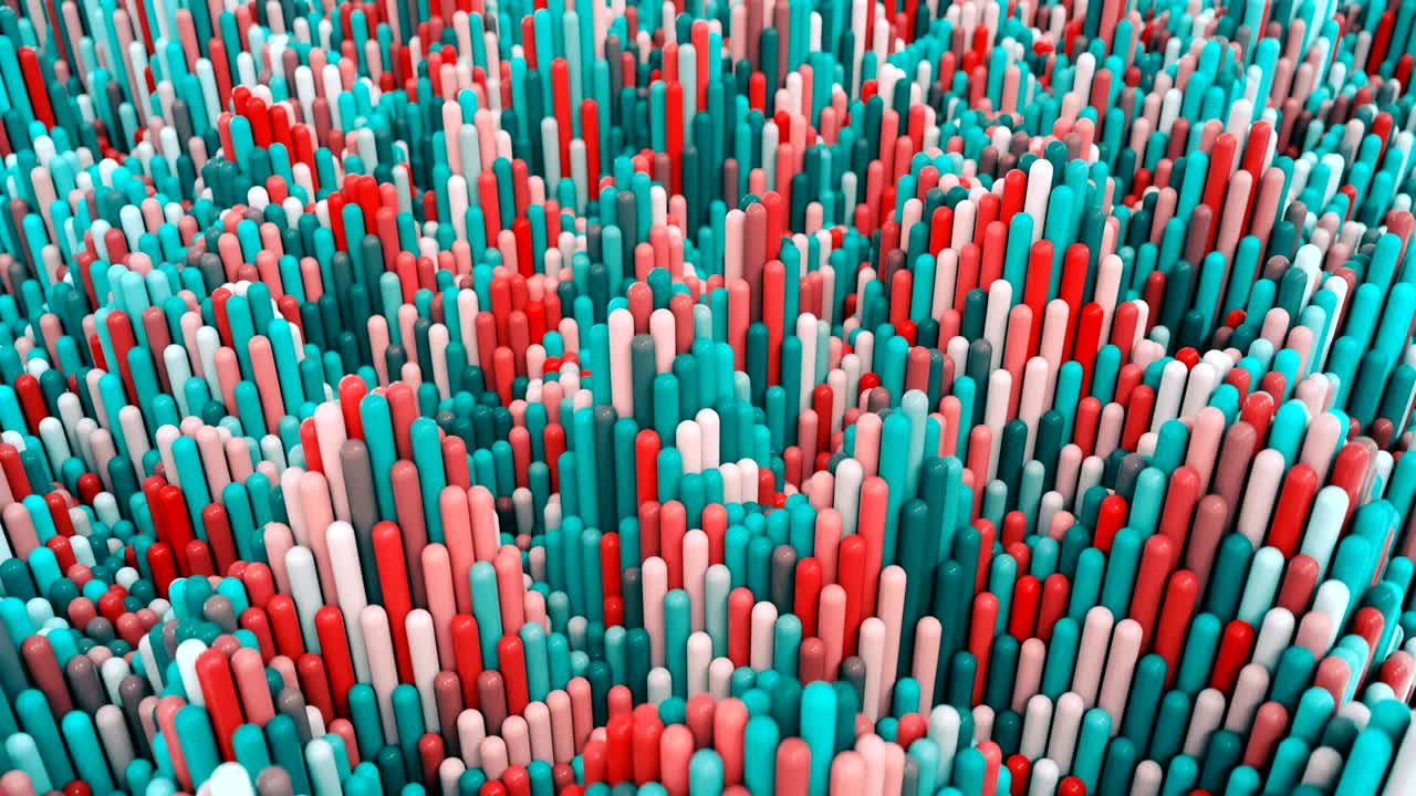 4K Abstract Cylinders.