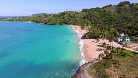 scenic playa colorada in caribbean with blue tropical ocean