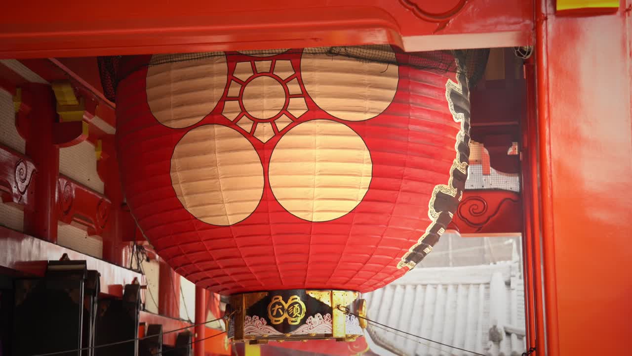Huge Paper Lantern At Osu Kannon (Located in Downtown Nagoya, Japan)