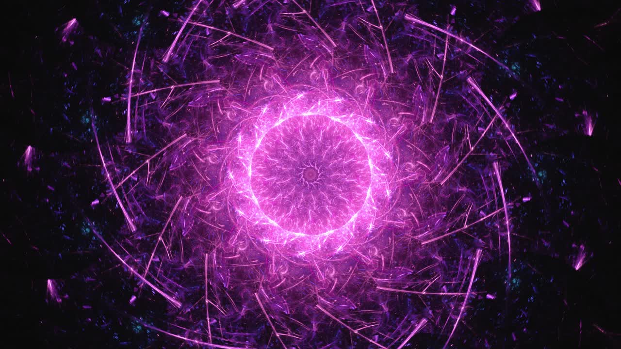 mandala en espiral abstracto patrón de flores plegadas, viaje espiritual profundo - animación 3d sin parar en bucle sin fisuras