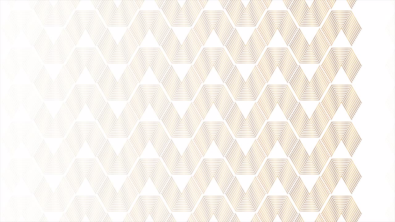 황금 선형 추상 기하학적 패턴 모션 디자인