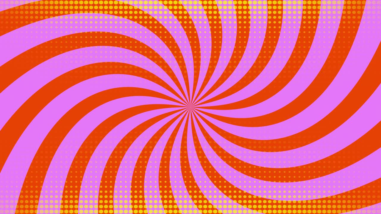 fondo de arte pop con puntos y líneas de velocidad.