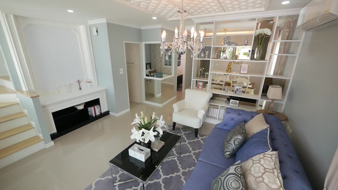 idea de decoración del hogar de planta abierta estilo cabaña americana clásica y elegante