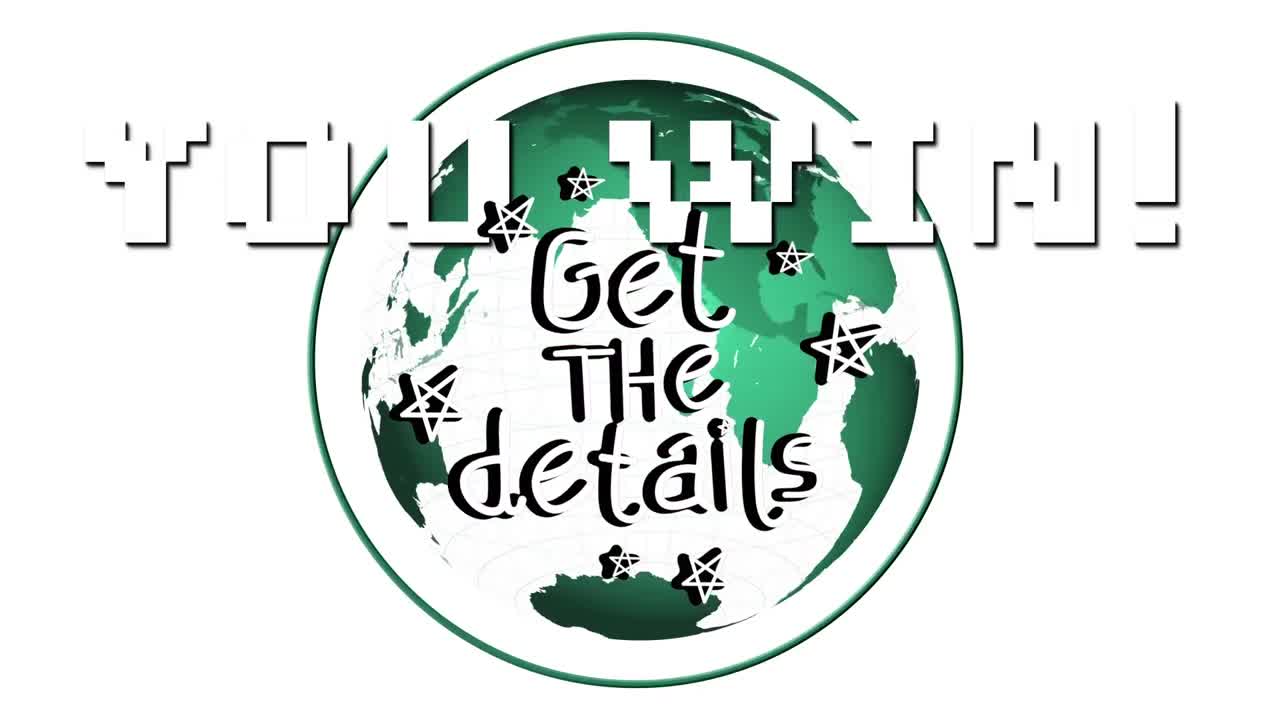 색 배경에 전 세계에 걸쳐 텍스트를 이길 수 있습니다.