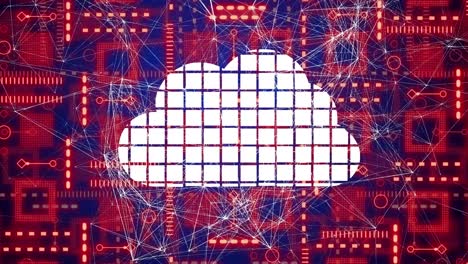 Animation-of-cloud-over-network-of-connections