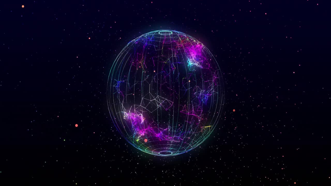 Animation of detailed plexus structure 4k