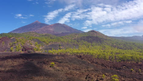 Aerial-view-of-El-Teide-volcano-in-Tenerife